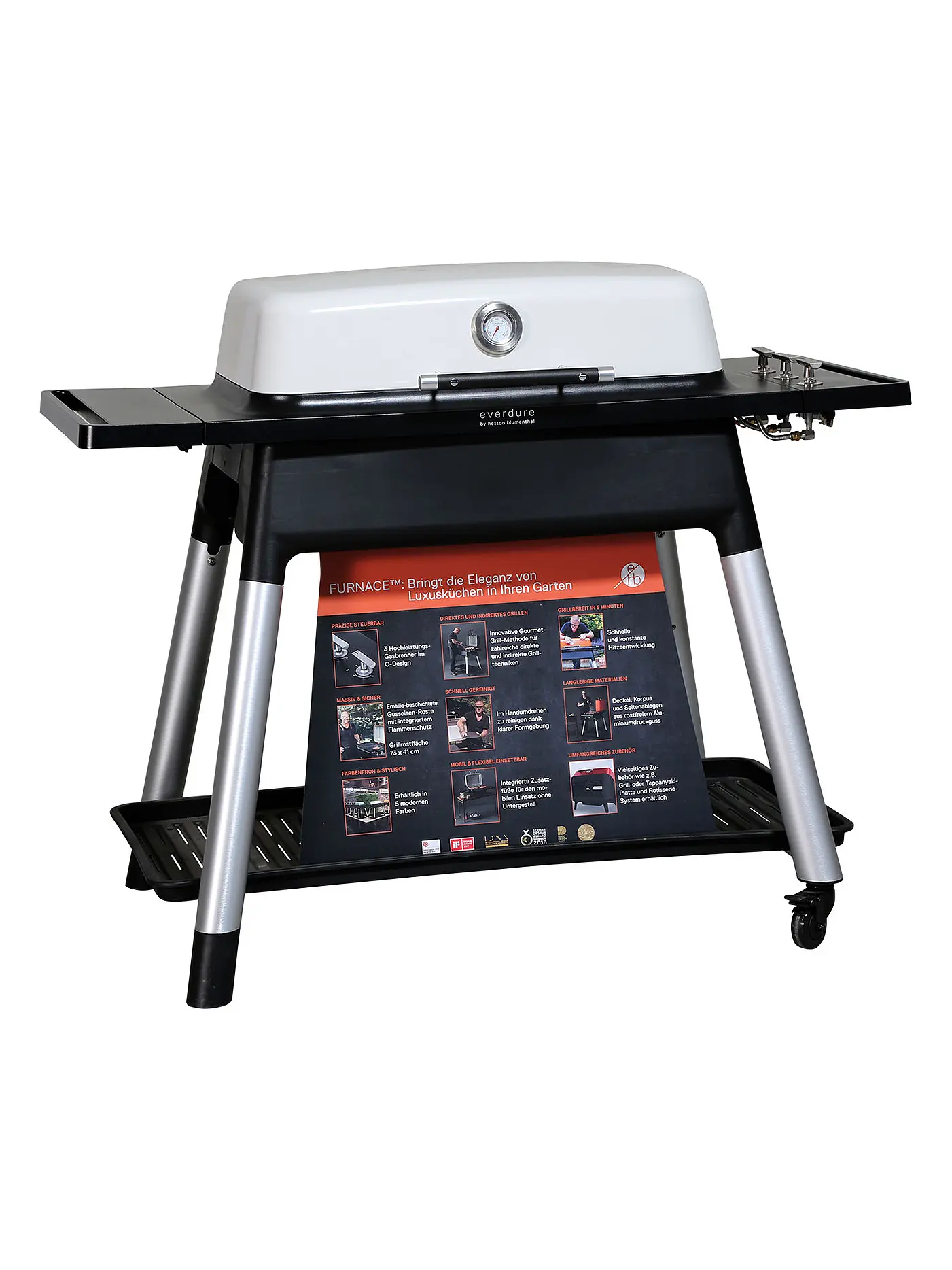 EVERDURE BY HESTON BLUMENTHAL | Gasgrill Furnace 3 Brenner Stone | 